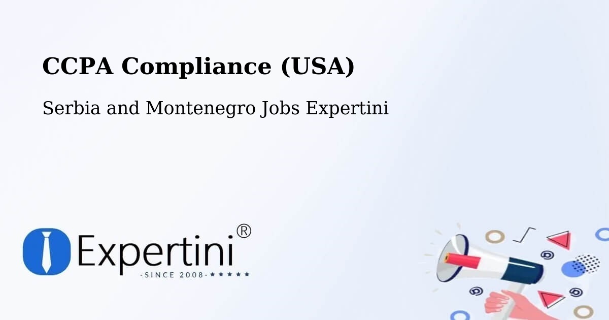 CCPA Privacy Rights & Compliance Notice – Wakefield - Serbia and Montenegro Jobs Expertini