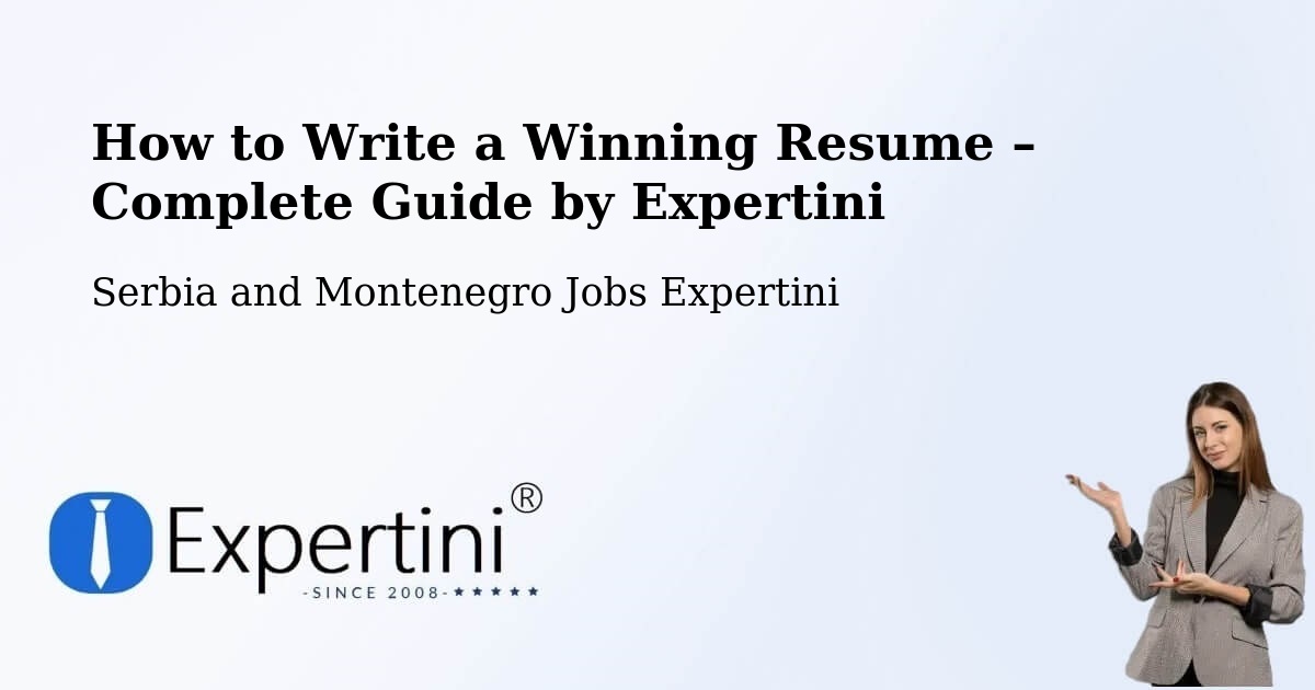 Resume Writing Guide for Job Seekers – Wakefield - Wakefield, Serbia and Montenegro Jobs Expertini
